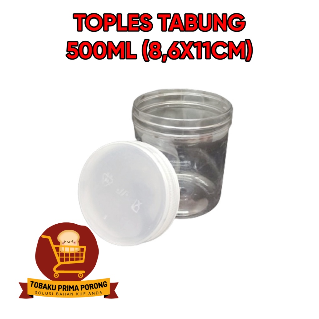 

Toples Tabung 500 ml (8.6x11cm)-Toples Tabung/Toples Tabung Ukuran 500 ml (8.6x11cm)/Toples Tabung Terlaris/Toples Tabung Termurah