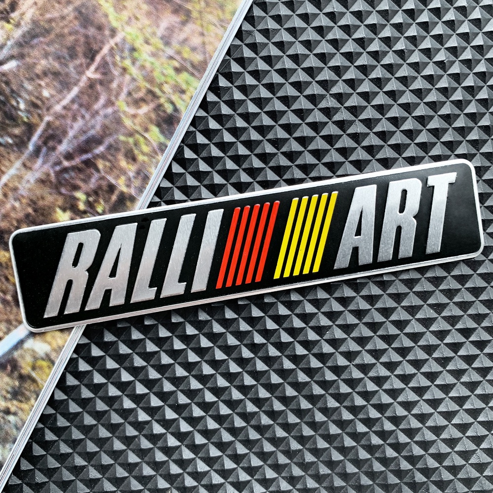 1pcs 3D Mobil Aluminium RALLIART Emblem Stiker Untuk Mitsubishi Asx Outlander Lancer L200 Dimodifikasi Mobil Decals Badge Aksesoris