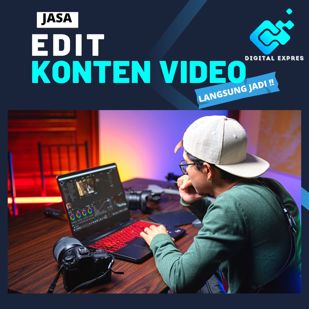Jasa Edit Video / Edit Video / Video Konten / Video All / Konten Youtube / Konten Tiktok Dll