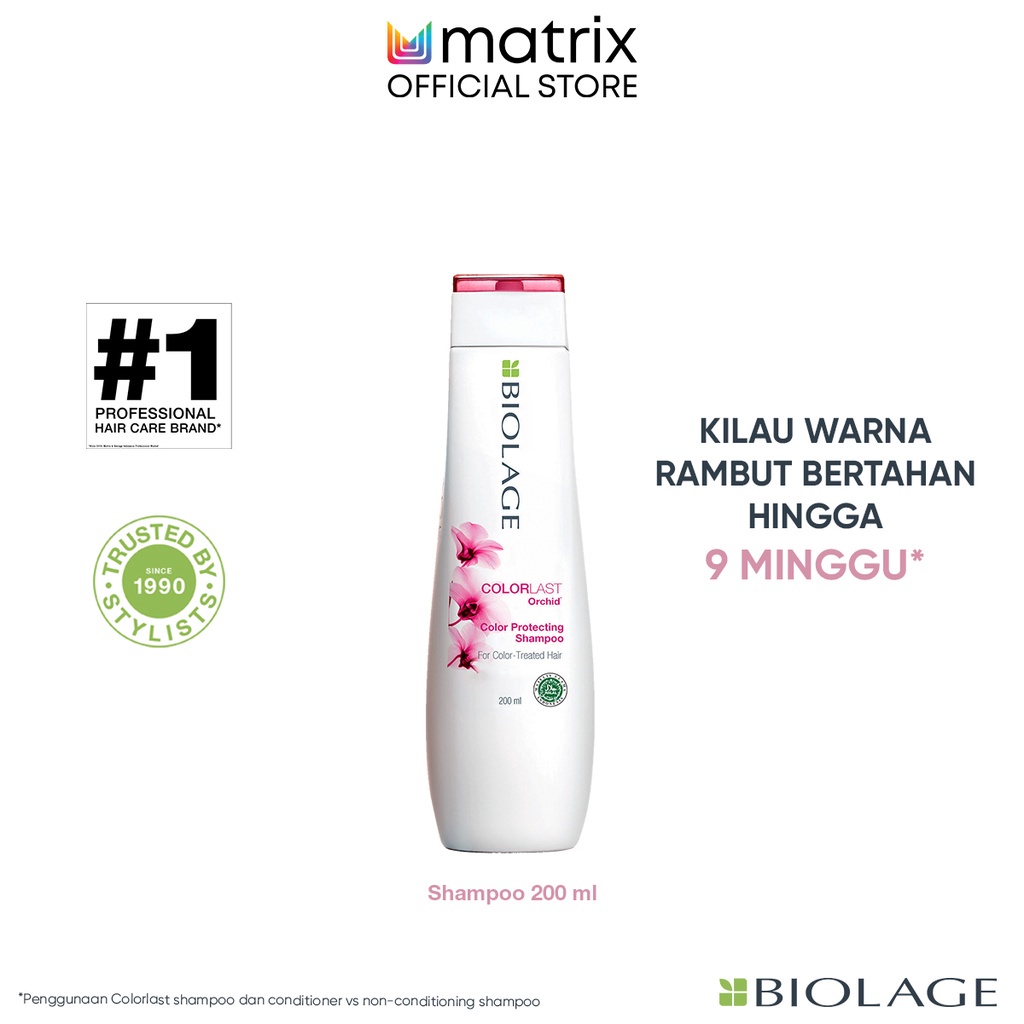 Biolage Colorlast Shampoo 200 ml - Shampoo Professional Perawatan Rambut Diwarnai