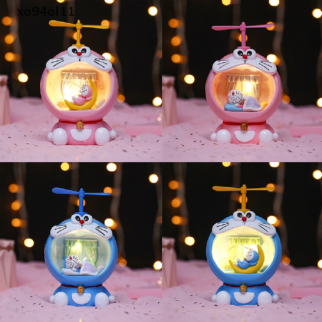 Xo Lampu Malam Doraemon Kartun Lucu Japan Anime Lampu Kamar Tidur Untuk Bedside lamp OL