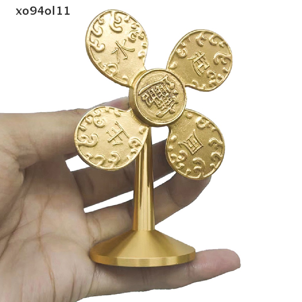 Xo Kuningan Kerajinan Tangan Kincir Angin Dekorasi Die-Casg Grafir Retro Interesg 360derajat Berputar Pernak Pernik Kreatif Anak Hadiah OL