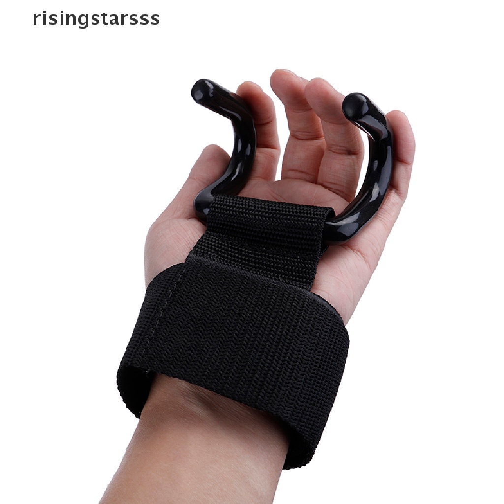 Rsid Span-new Unsex Gym Weight Lifg Hand Bar Tali Pergelangan Tangan Kekuatan Grip Training Hook Glove Jelly