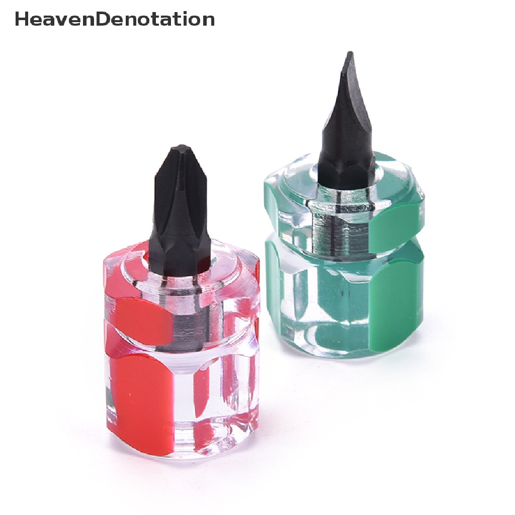 [HeavenDenotation] 2pcs Obeng Mini Screw Driver Pendek Kecil Split Repair Tools Kit Set, HDV