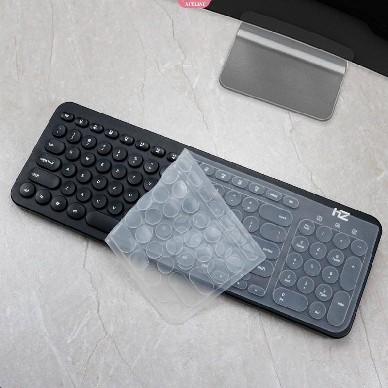 Cover Keyboard Untuk Logitech K780 AK325i Mekanik Untuk Logi Silikon Pelindung Kulit Case Film Bening Hitam [ZXL]