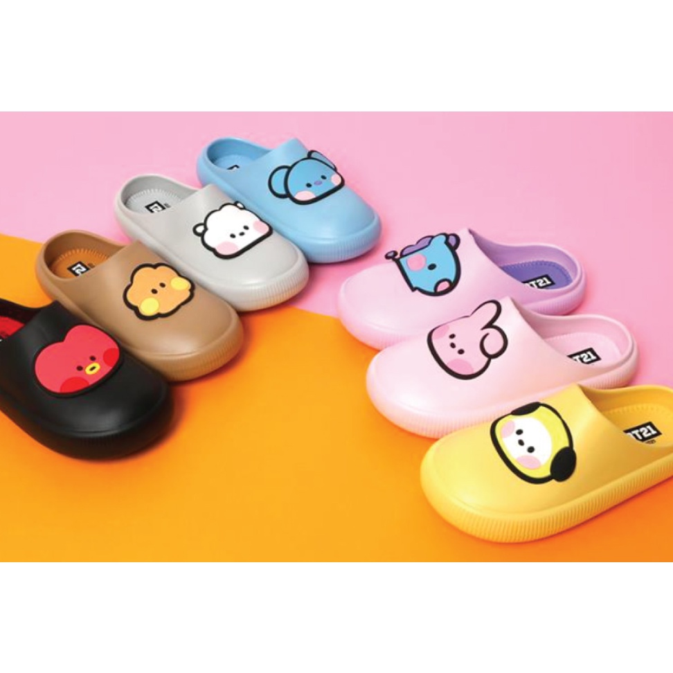 Line Friends BT21 minini CANDY SLIPPER Official Line friends Koea