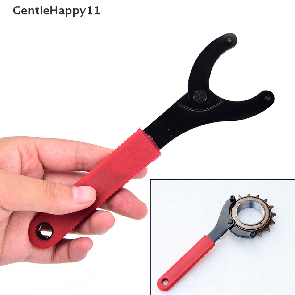 Gentlehappy 1pc adjustable bicycle Sepeda Bersepeda MTB bottom bracket axis wrench repair tool id