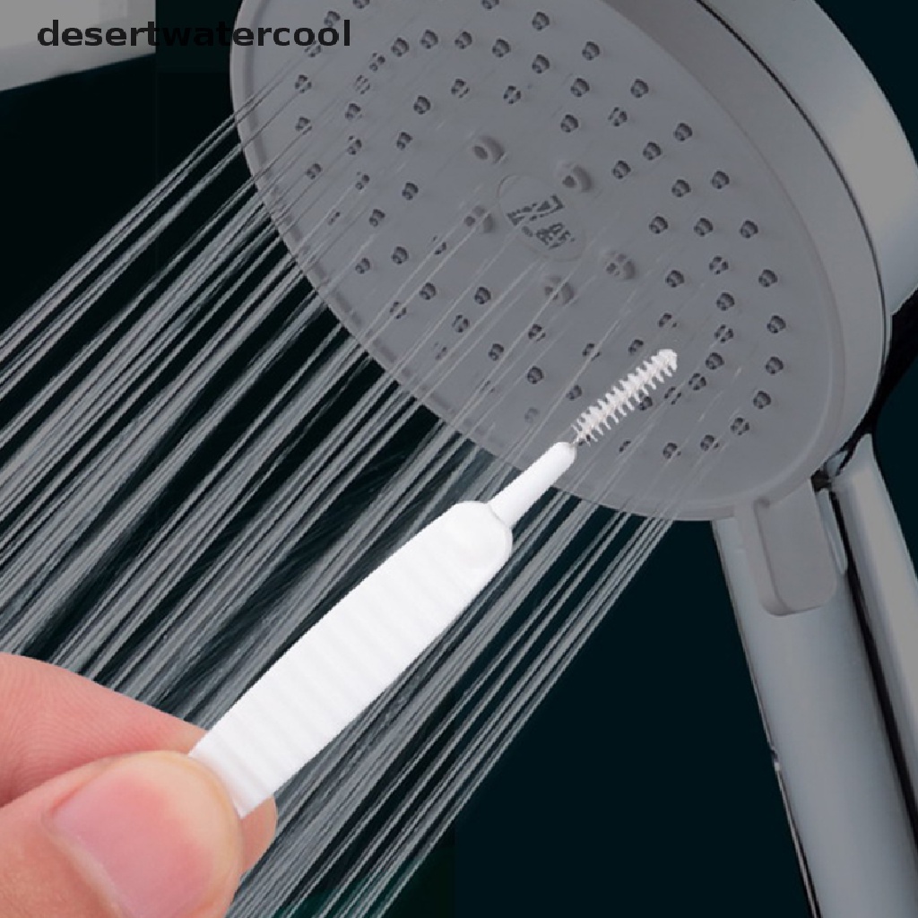 Deid 10pcs/set Kepala Shower Sikat Kecil Teko Nozzle Kettle Spout Brush Micro Brush Martijn