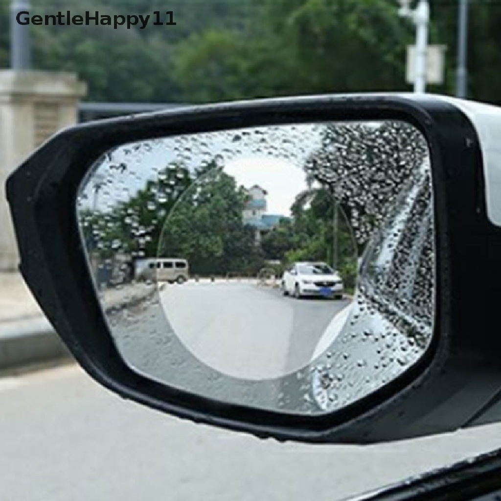 Gentlehappy Rainproof Film Stiker Kaca Spion Mobil Film Anti Kabut Jendela Kaca Perisai id