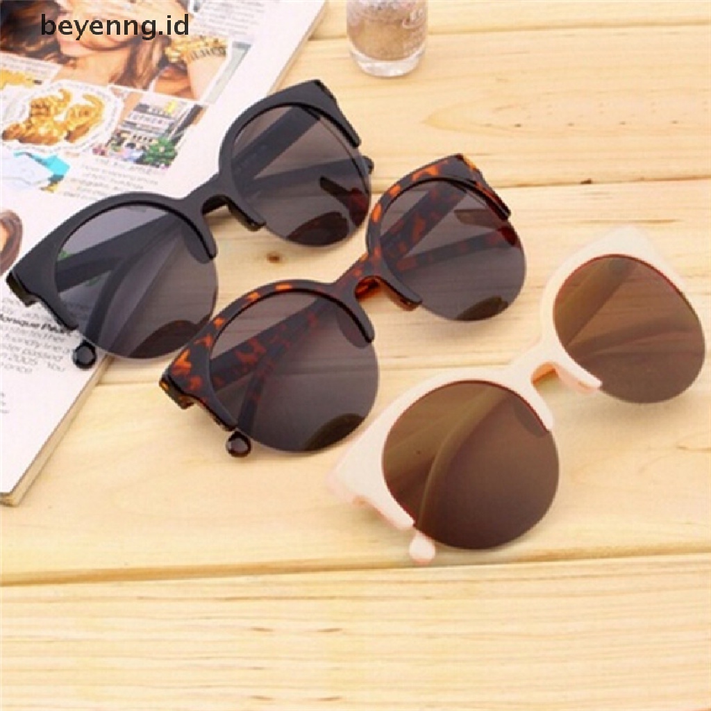 Beyen Kacamata Vintage Wanita Pria Retro Mata Kucing Bulat Sunglasses Eyewear Fashion2017 ID