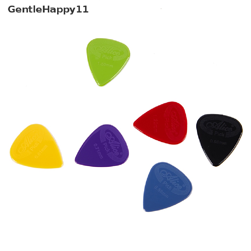 Gentlehappy 10buah Alice Guitar Pick Non-slip Nylon Mediator Akustik Gitar Elektrik id