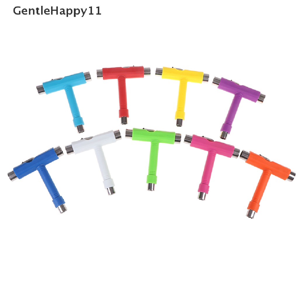 Gentlehappy 1PC T-type skateboard Alat Obeng Socket Skate T-Tool Kick Scooter Tool id