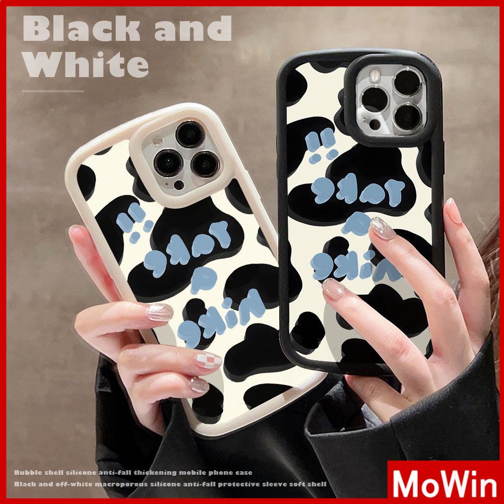 For iPhone 14 Pro Max iPhone Case Matte TPU Soft Case Black Beige Shockproof Protection Camera Cute Cow Pattern Compatible with iPhone 13 Pro max 12 Pro Max 11 xr xs max 7Plus