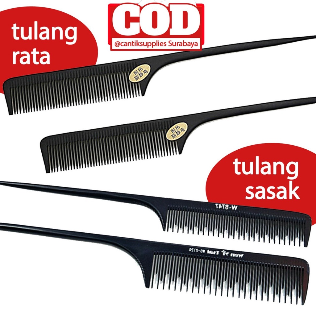 Sisir potong tulang / sasak tulang Sisir Tulang Sanggul Rias salon Sisir potong tulang / sasak tulan