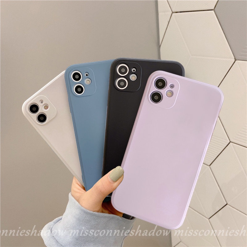 Infinix Hot10 12 11 9 Play Hot 10Lite 11s 20s 11 9 8 12 12i 20 10t 10s Note 11 12pro 12 G96 8 12 2023 Smart 4 5 6 Plus Case Pelindung Kamera Warna Permen Macaron Soft Cover