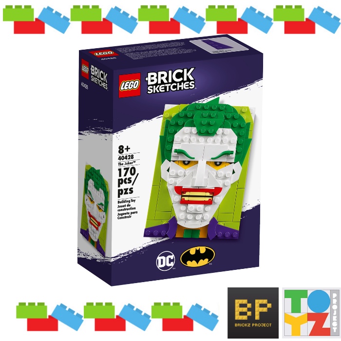 LEGO 40428 BRICKSKETCHES The Joker Original TP Bali