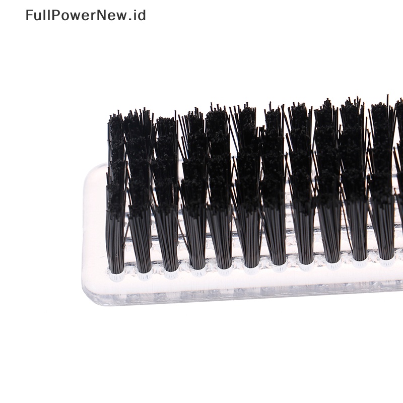 Power Sikat Pembersih Rambut Gagang Plastik Hairdressing Lembut Barber Neck Hair Comb Tools ID