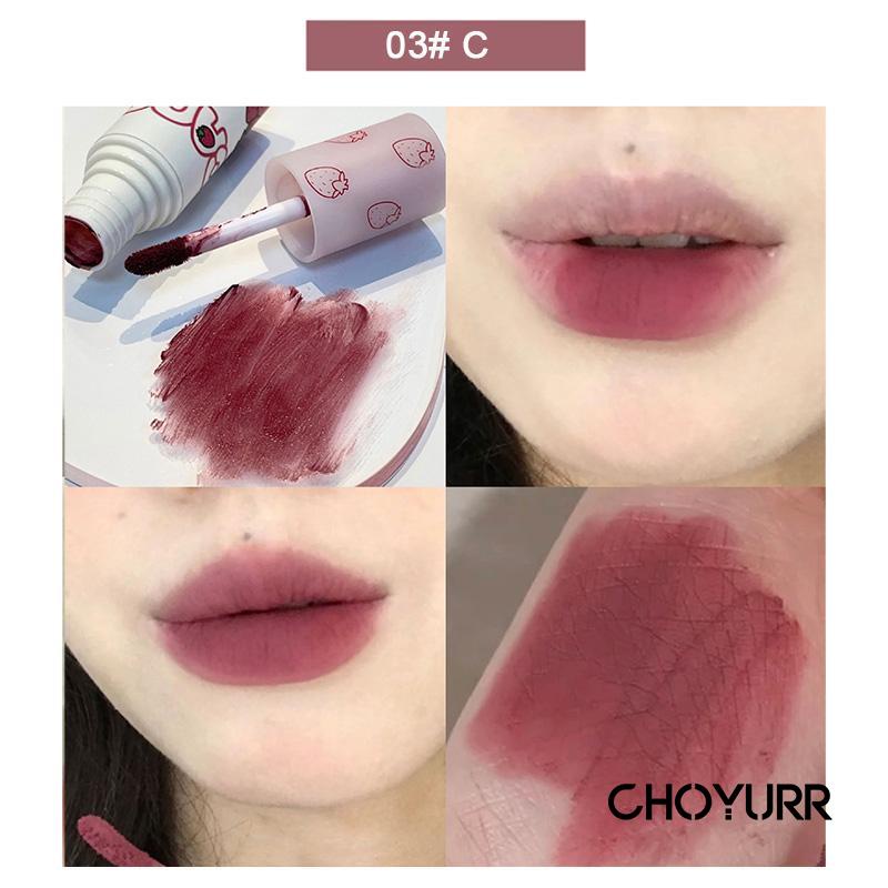 【COD】CACE Lip Clay Velvet Matte Strawberry Pink Lip Mud Mist Matte Lip Glaze Korea Tahan Lama-CH