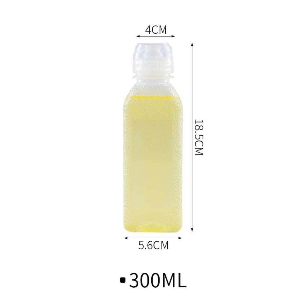 Populer 2Pcs Screaming Oil Pot 500ml 300ml Dengan Skala Kontrol Minyak Nyaman Penyimpanan Dapur Kaliber Besar Panci Peras Minyak