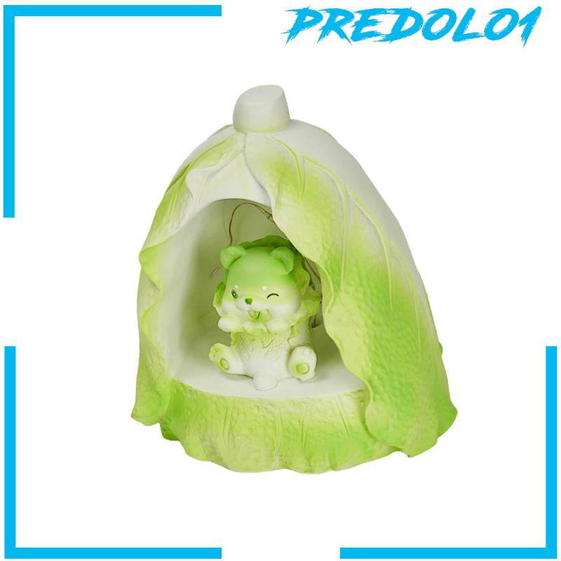 [Predolo1] Lampu Tidur Anjing Patung Resin Modern Portable Kamar Tidur Bayi Sayur Dog Lamp