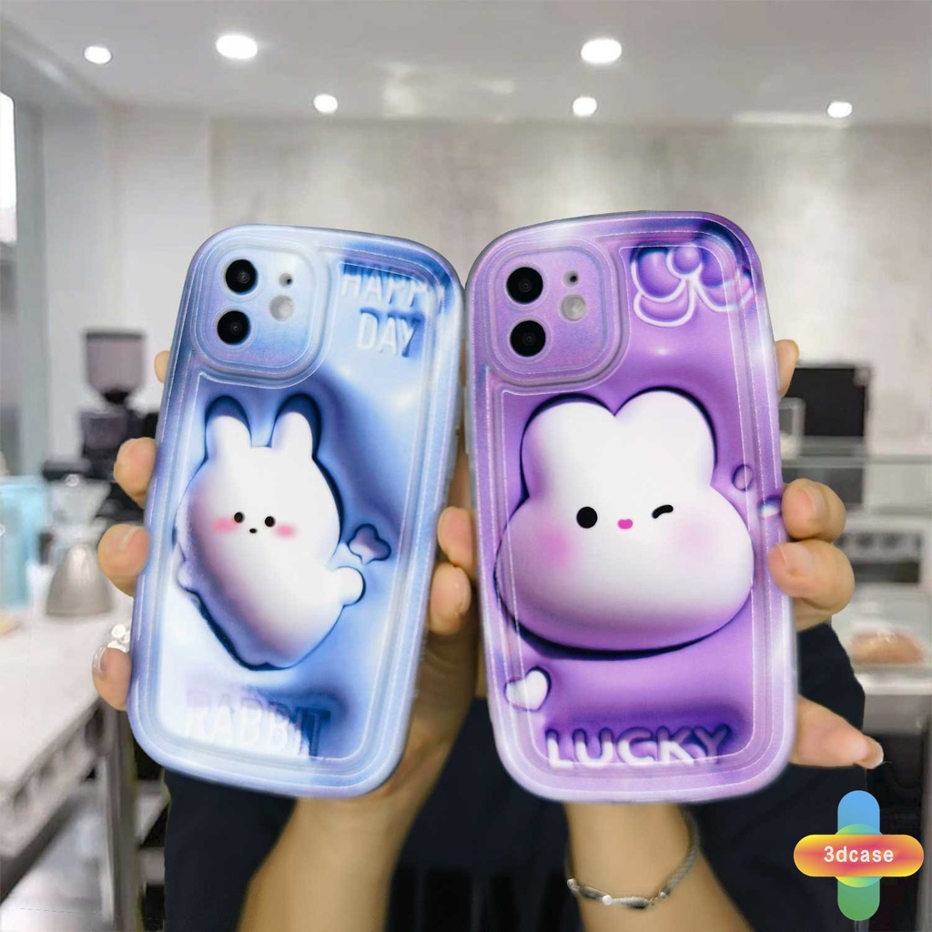 Case Samsung A14 A13 A22 A03S A23 A32 A52 A12 A04 A04S A03 A50 A02S A20 A50S A30S A52S A30 M12 M22 M32 A125 A14 LTE A13 Lie A037F F12 M04 M10S M02S A025 A205 A305 F02S Y22S Y20I Y12S Y17 Y15 Lucky Rabbit Camera Lens Protection Soap Case