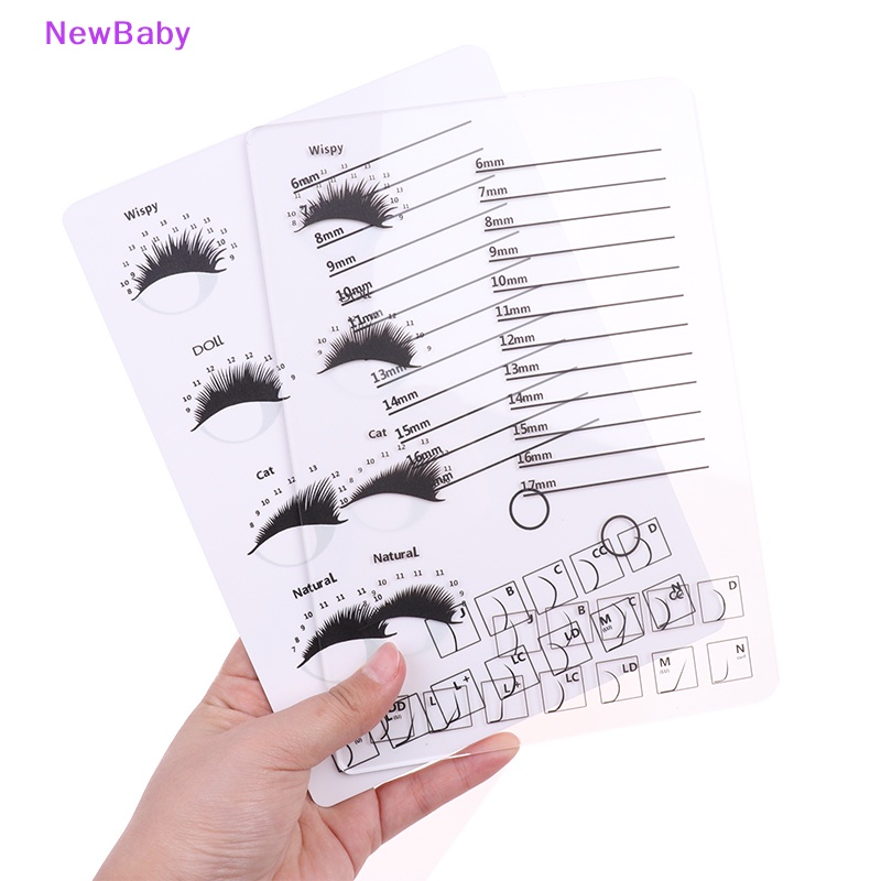 Newbaby 1PC Acrylic Eyelash Holder Pallet Eyelash Extension Lem Palet Tempat Bulu Mata ID