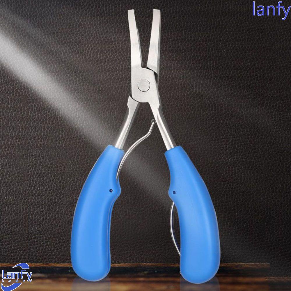 Lanfy Pemotong Garis Pancing Stainless Steel Fish Control Grip Fishing Tackles Lure Fishing Tang Alat Pancing Split Ring Tang Hook Remover