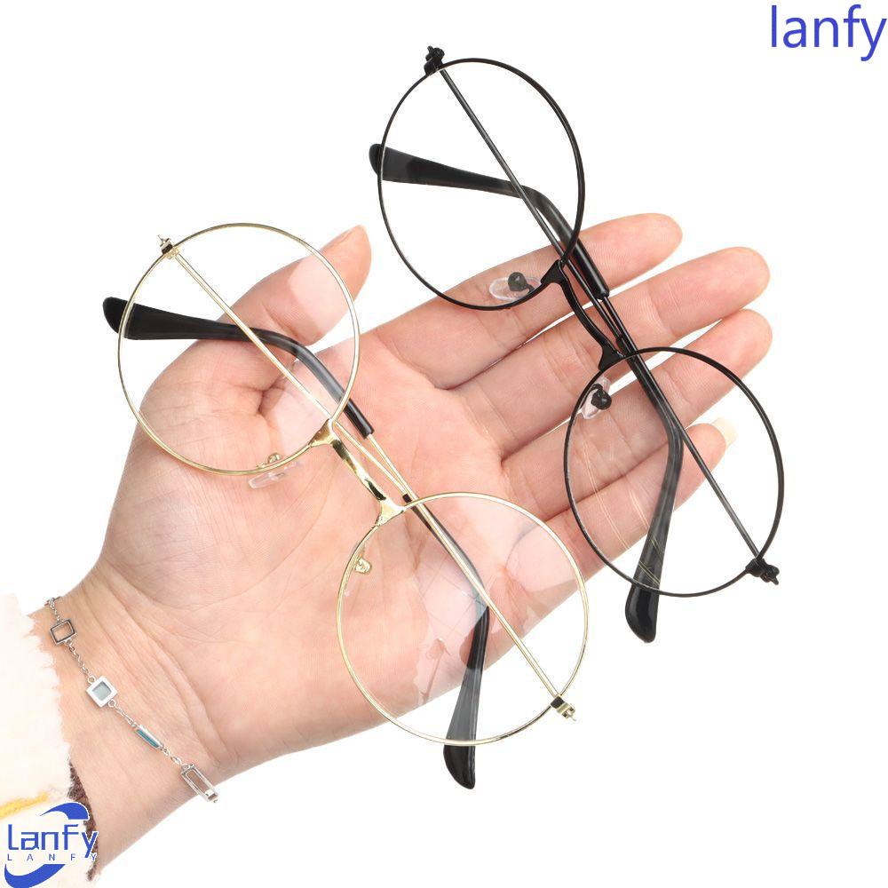 Lanfy Kacamata Untuk Mimi Bebek Mini Lucu Datar Cermin Bebek Mewah Aksesoris Mainan Boneka Hewan Boneka Aksesoris Eyeglasses