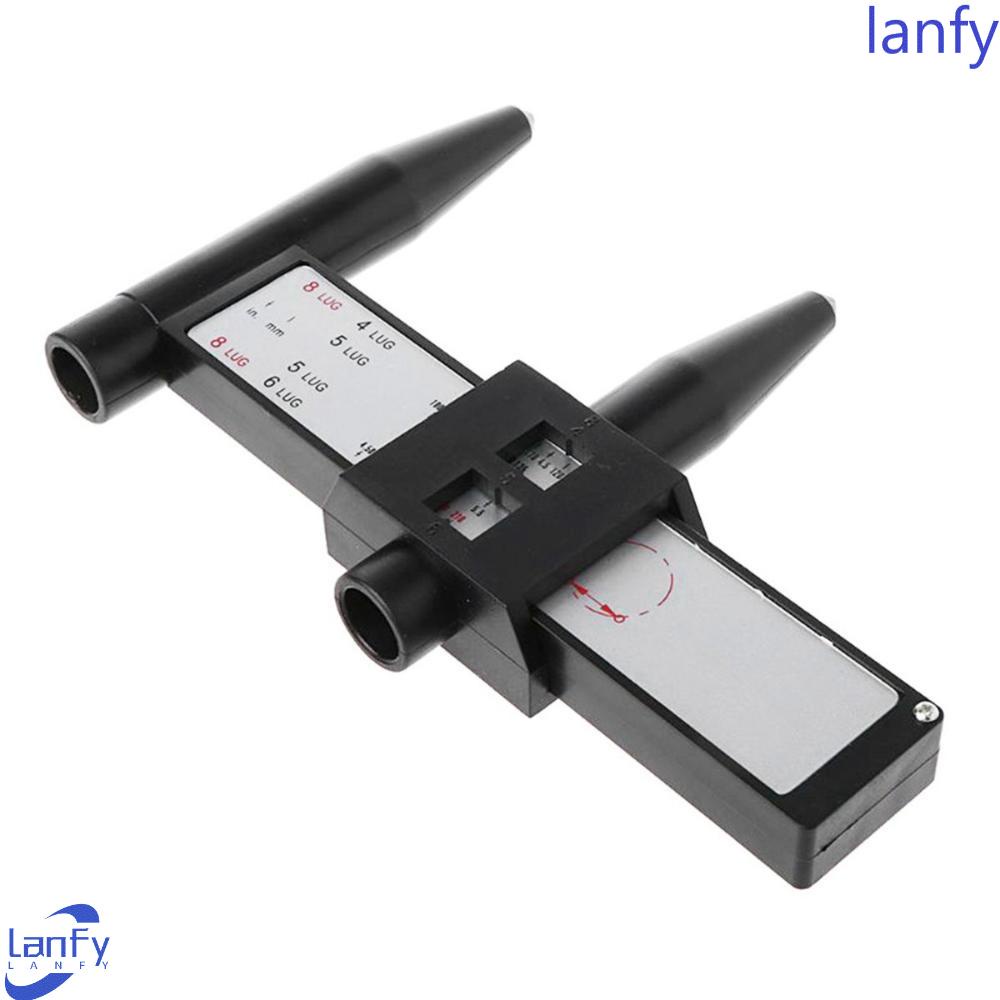 LANFY PCD Gauge Tyre Diameter Gauge Measurement Rim Bolt Pattern Sliding Caliper