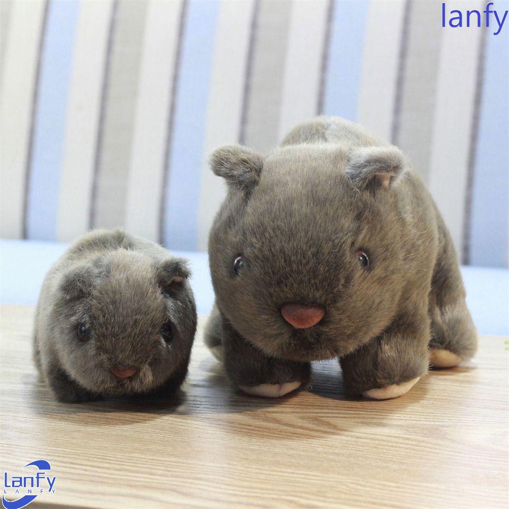 Lanfy Marmut Babi Plush Anak Lembut 18-25 cm Simulasi Tikus Boneka Hewan Hadiah Anak Mouse Mainan Mewah