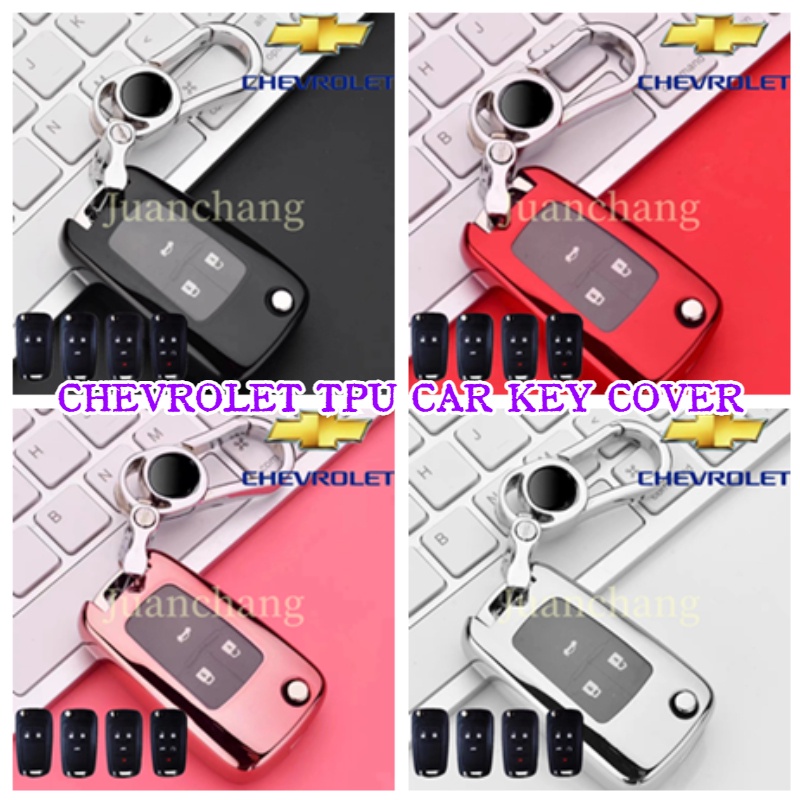 2per3 /4 /5Tombol TPU Penutup Kunci Mobil Untuk Chevrolet Cruze Aveo colorado Trax Sail Malibu Captiva Opel Vauxhall Astra J Corsa Insignia Remote Flip key cover Cas keychain Aksesoris