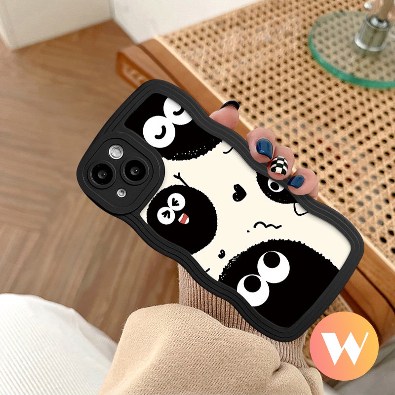 Wavy Edge Case For Infinix Hot 10 8 10T 9 11 Play Hot 11s NFC 12 Pro 10s 11s 20s 12i 10Lite 20 Note 8 10Pro 12 2023 12Pro 12 G96 Smart 5 4 6 Plus Cartoon Luck Dustbunny Soft Cover