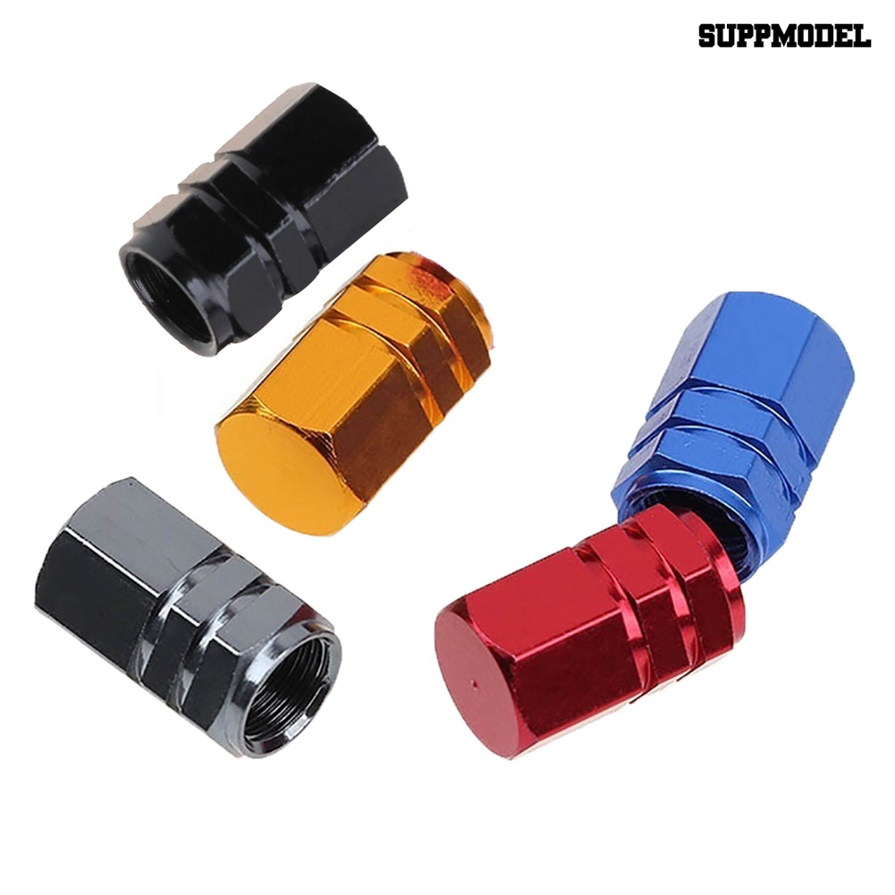 [SM Otomatis] 8Pcs Aluminium Alloy Universal Car Wheel Tire Air Valve Stem Caps Penutup Debu