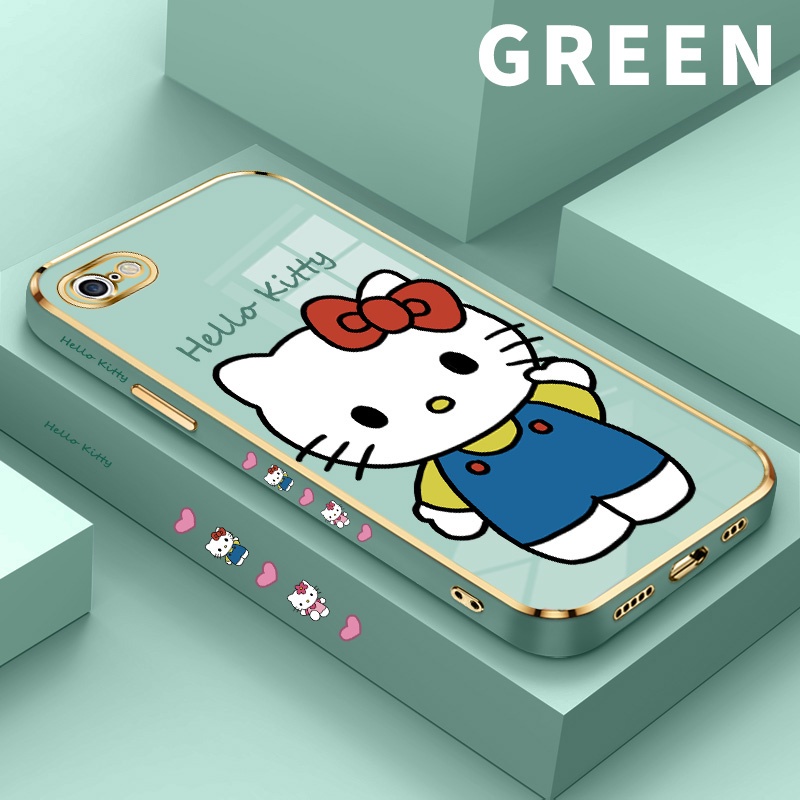 Case Casing Hp For iPhone 8 7 6 6s Plus SE2 SE3 X XS Max XR Lucu Case For Polos Pelapisan Silikon Ke
