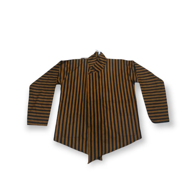 Lurik Surjan Lurik Tenun Halus Coklat Hitam