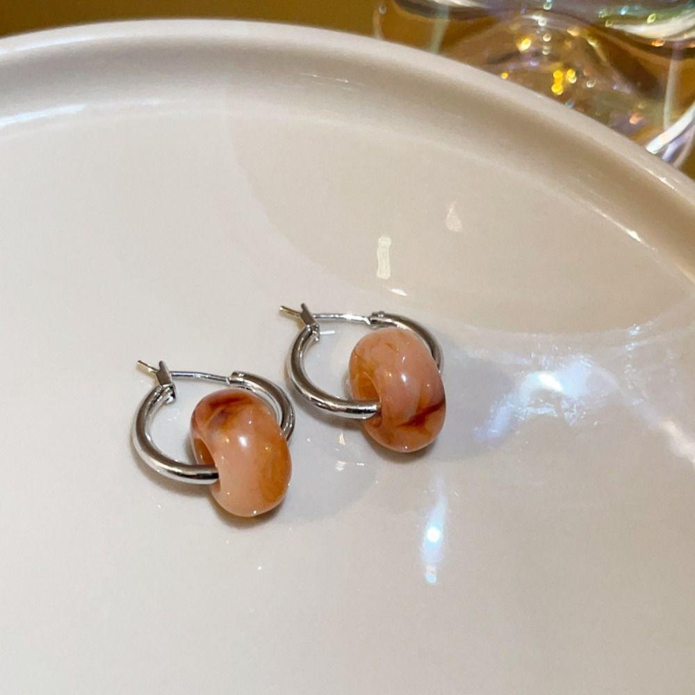 Mxbeauty Korea Ear Studs Party Hitam Trendi Elegan Paduan Aksesoris Telinga Sederhana Geometris Ear Buckle