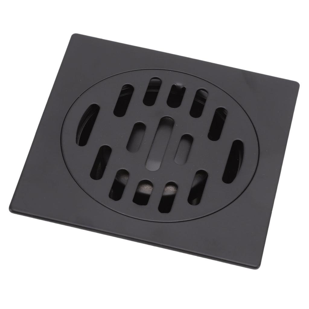 Saringan Got Stainless HITAM TW3501-Floor drain pembuangan filter air strainer black kamar mandi stenlis Black /S24