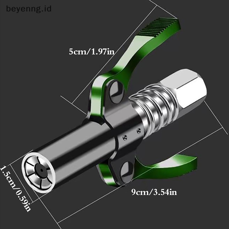 Beyen Grease Coupler Heavy-Duty Quick Release Grease Gun Coupler NPTI/81000Psi ID