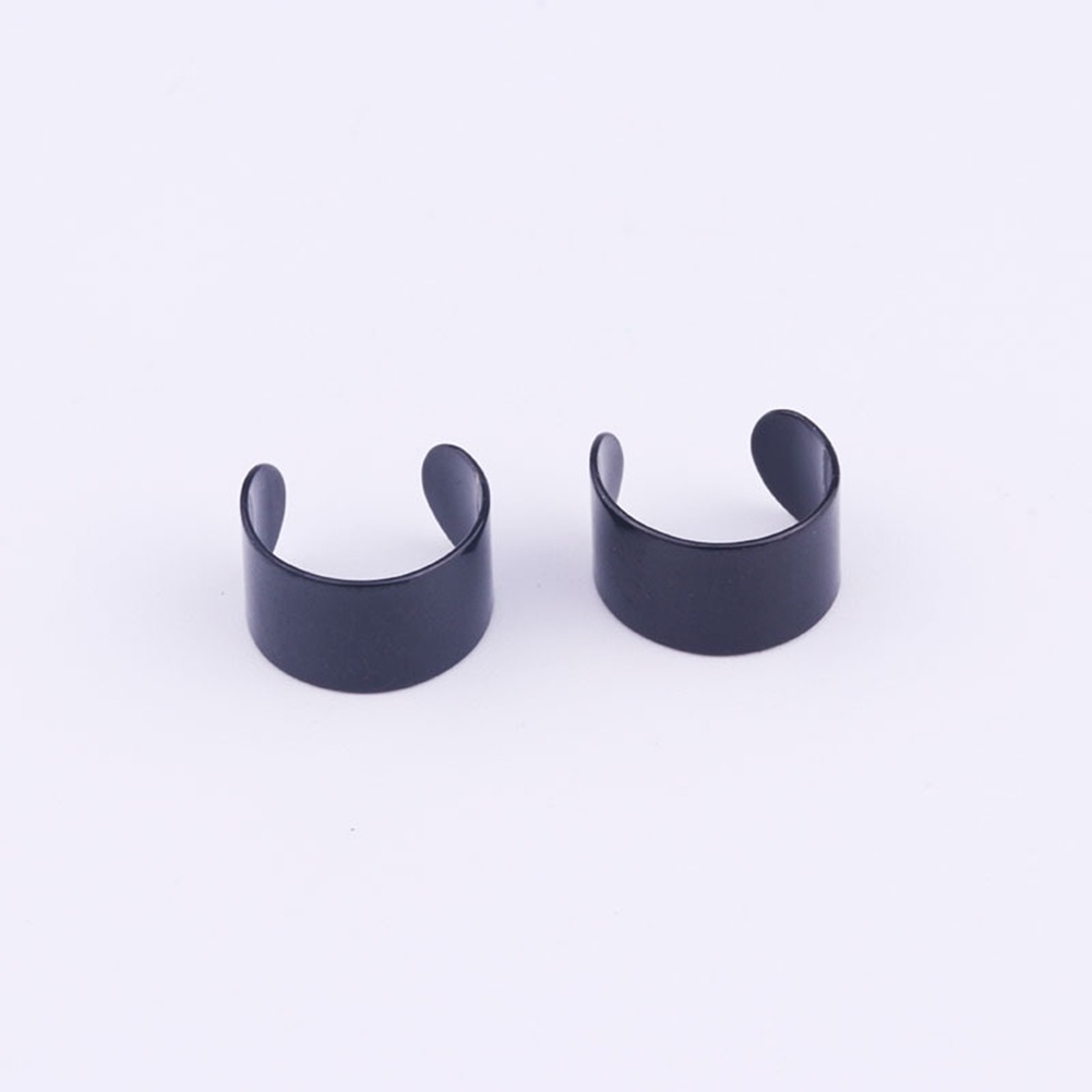 Anting Hoop Mode Lingkaran Bulat Hip Hop Tindik Tulang Rawan Punk Gothic Earcuffs 1pc