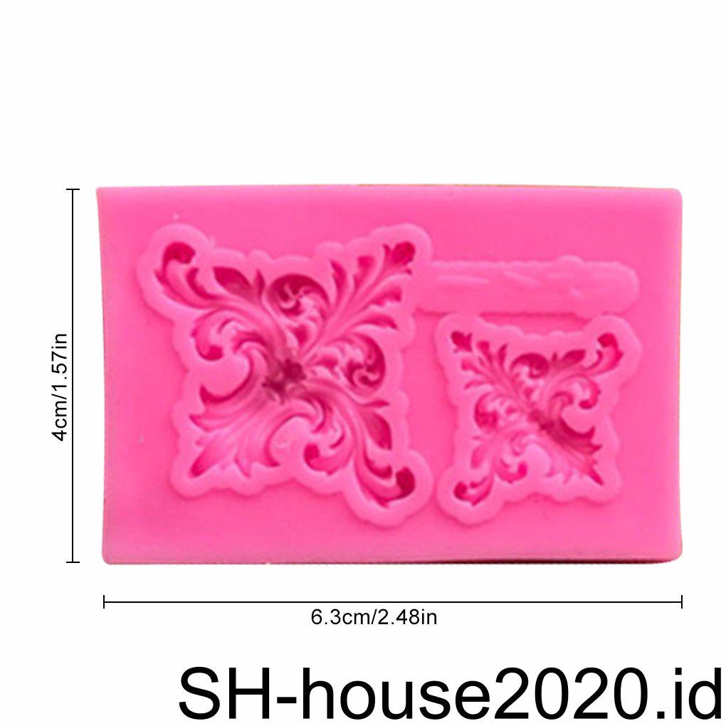 Hot Sale DIY Sugar Craft Cake Vintage Relief Border Fondant Cetakan Alat Dekorasi Kue Gum Pasta Mold