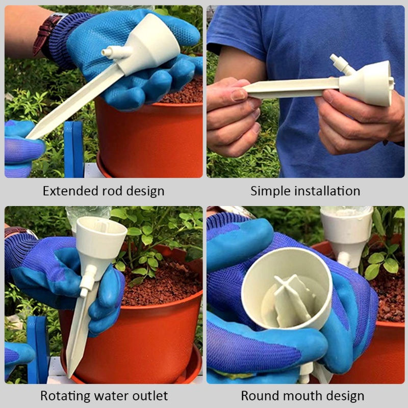 Alat Siram Otomatis Bahan Plastik PP Banyak Gaya/Self Watering Spike Untuk Pot Bunga Tanaman/Alat Dripper Air Otomatis Taman Indoor