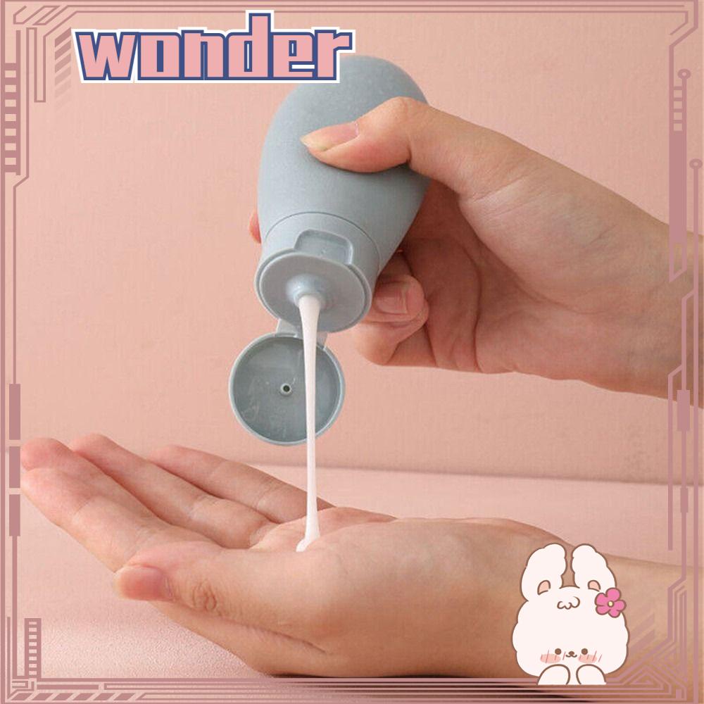 Wonder 3Pcs/Set Botol Travel Nordic Style Lotion Squeeze Wadah Isi Ulang