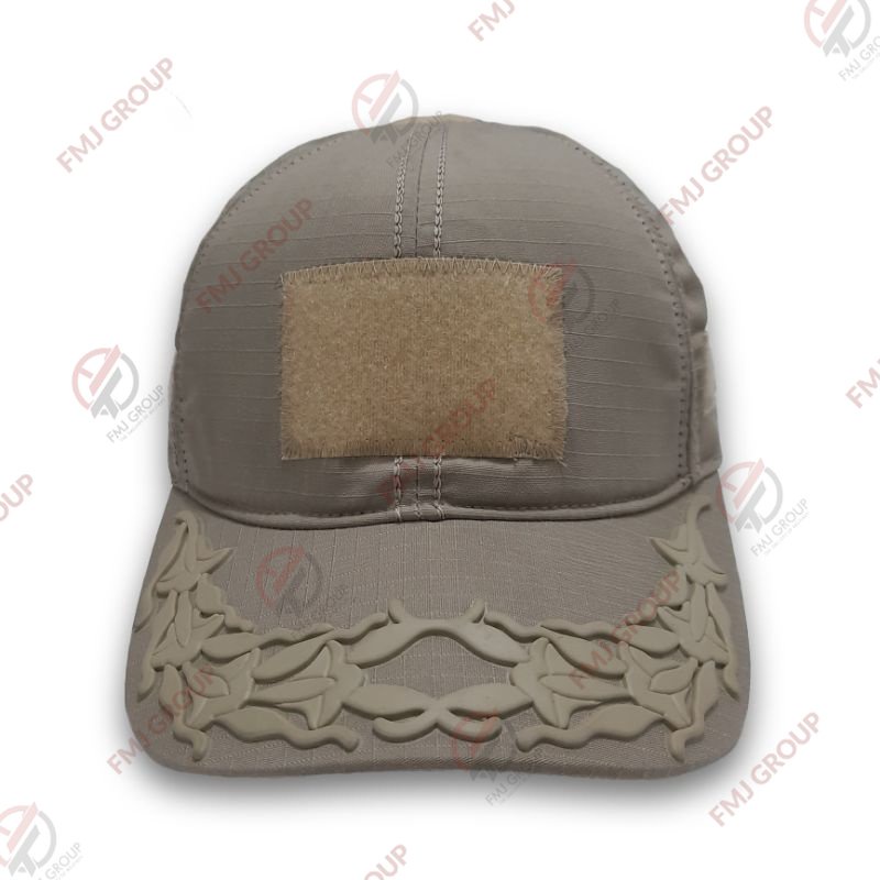 Topi Tactical Perekat Pamen TNI AD Plocking Rubber Khaki,Krem,Hitam,Hijau,Abu Tua