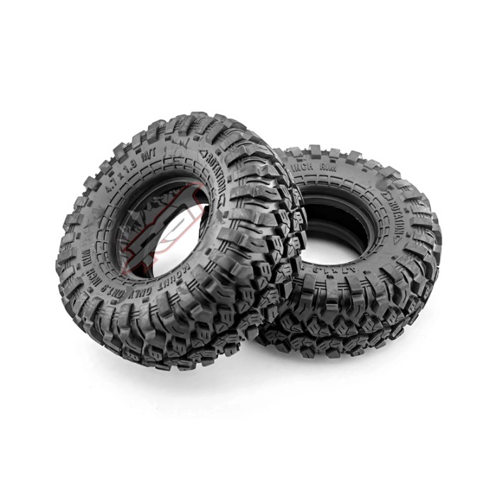 R86440 2PCS BAN RGT ROCK CRUISER 86100V2 + Foam 120/47mm SCX10 TRX4