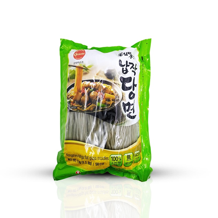 

Nongshim-Miga flat glass noodle 1kg - Vermicelli - Dangmyeon - Bihun - Soun Korea untuk Japchae 1kg