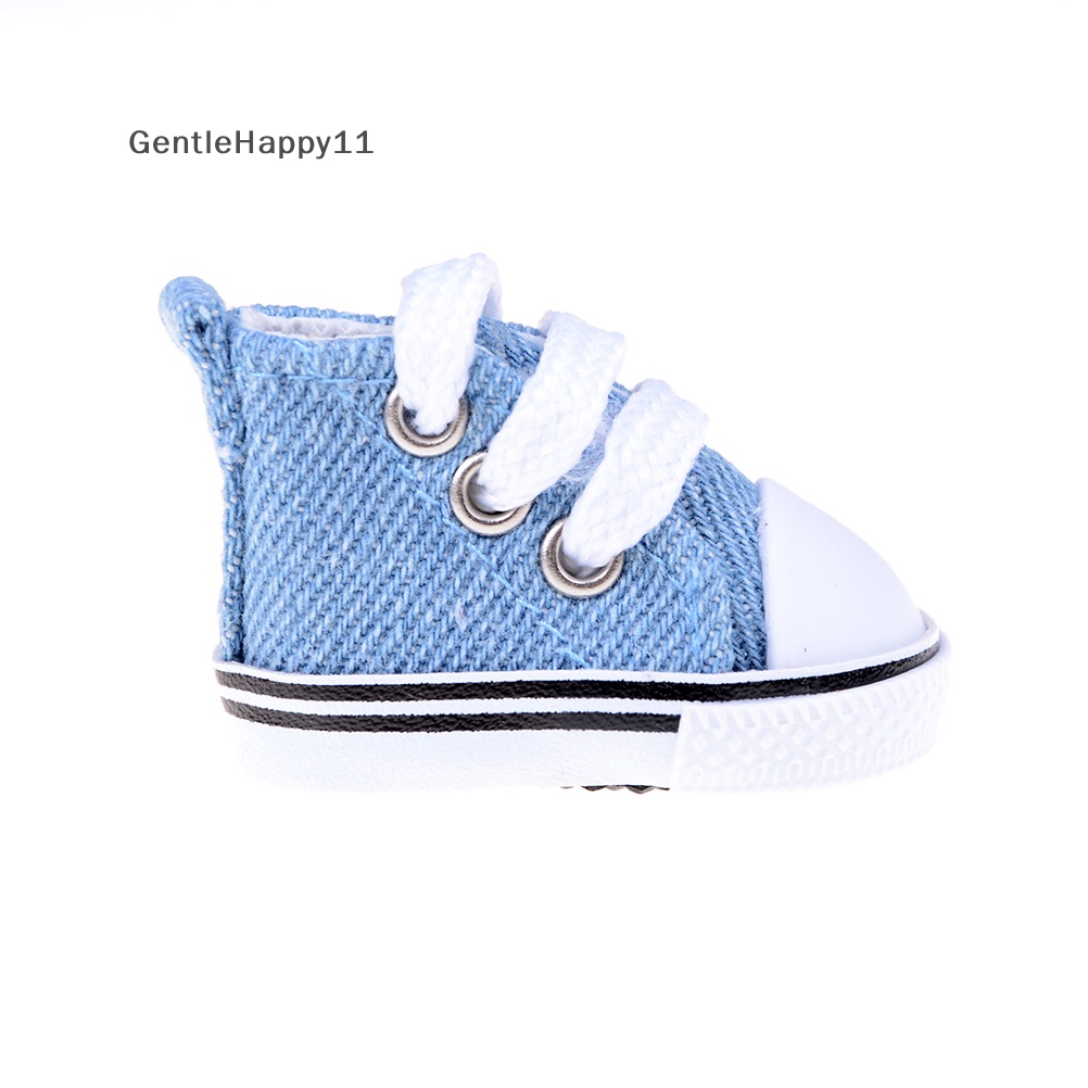 Sepatu Sneakers Aksesoris Boneka GentleHappy 5cm Untuk Boneka BJD, Mainan Sepatu Kanvas Mini Fashion id