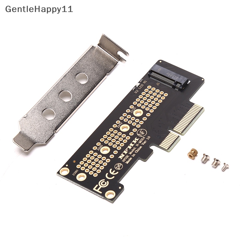 Gentlehappy NVMe PCIe M 2ngff SSD to adapter card PCI express x 4sampai M.2 Kartu Dengan bracket id