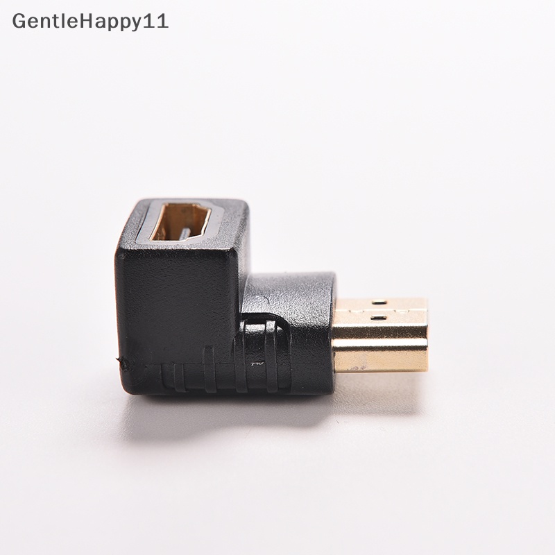 Gentlehappy Right Angle Adaptor Kabel HDMI Konektor TV Male to Female270 90derajat HDTV id