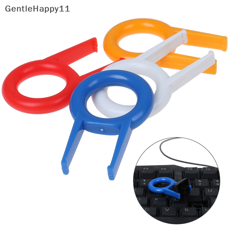 Gentlehappy 2Pcs Mekanik keyboard keycap puller remover Alat keyboards key cap fixing id