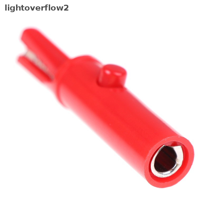 [lightoverflow2] 2pcs push button type Klip Buaya Pelindung Penuh Untuk multimeter Profesional [ID]